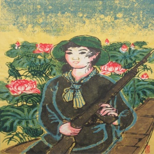Lady Soldier in Dong Thap