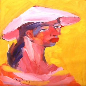 Le Tan Loc , vietnam artist , vietnam painting , portrait painting , lady