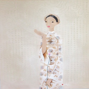 Phan Linh Bao Hanh , vietnam artist , vietnam art , vietnamese art , lady , royal