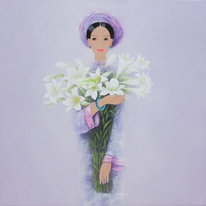 Vietnam artist , flower